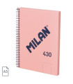 BLOC MILAN 430 A5 80h LISO ROSA