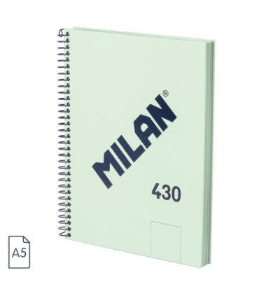 BLOC MILAN 430 A5 80h LISO VERDE