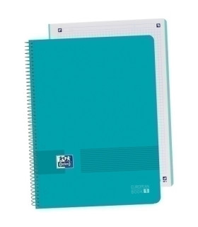 BLOCK OXF. EU.BOOK 1 A4 80h CD.5 AQUA