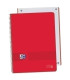 BLOCK OXF. EU.BOOK 1 A4 80h CD.5 ROJO