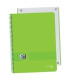 BLOCK OXF. EU.BOOK 1 A4 80h CD.5 VERDE