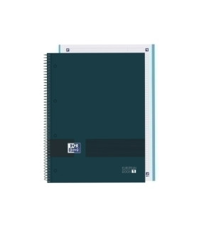 BLOCK OXF. EU.BOOK 1 A4 80h CD.5 PETROL