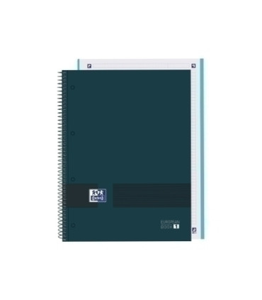 BLOCK OXF. EU.BOOK 1 A4 80h CD.5 PETROL