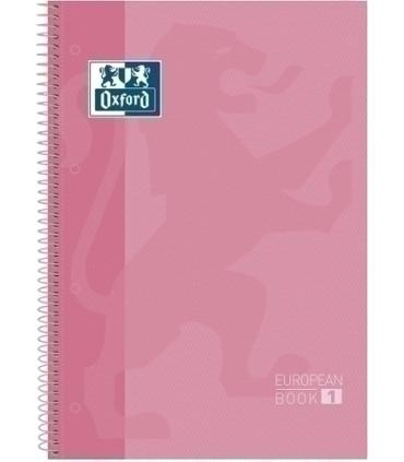 BLOCK OXF. EU.BOOK 1 A4 80h HZ. ROSA