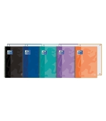 BLOC OXF. EU.BOOK 1 A4 80h CD.5 SURTIDO
