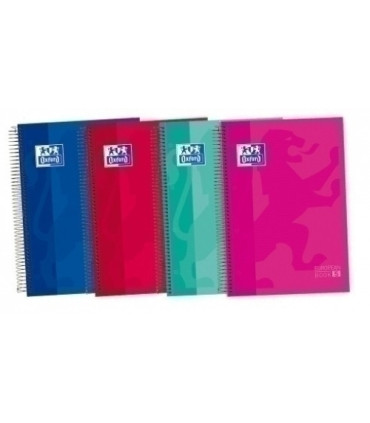 BLOCK OXF. EU.BOOK 5 A4 120h LISO COL.(4