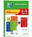 BLOCK OXF.SCH.BLANDA Fº 80h CD.4 PK 4+1