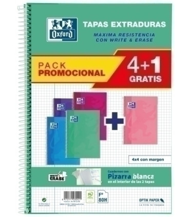 BLOCK OXF.SCH.EXTRA Fº 80h CD.4 PK.4+1
