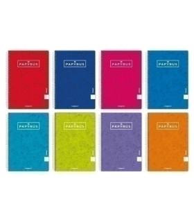 BLOC PAPYRUS t.EXTRA Fº 80h HZ COL.SURT.