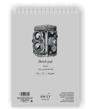 BLOC BOCETO SMILTAINIS  A4 100h BRISTOL