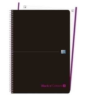 BLOCK OXF. EU.BOOK 1 PP A4 80h CD.5 ROSA