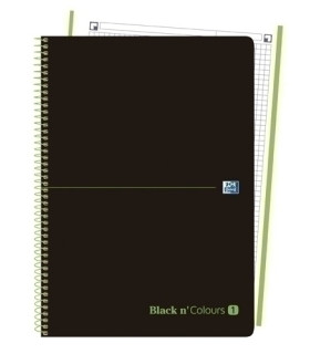 BLOCK OXF. EU.BOOK 1 PP A4 80h CD.5 VERD