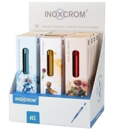 BOLIGRAFO INOXCROM BOOKS CUENTOS EXP.12