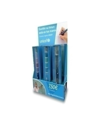 BOLIGRAFO UNICEF SOLIDARIO SURTIDO EXP.9