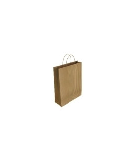 BOLSA PAPEL KRAFT VERJU. 27x37 RECI P/50