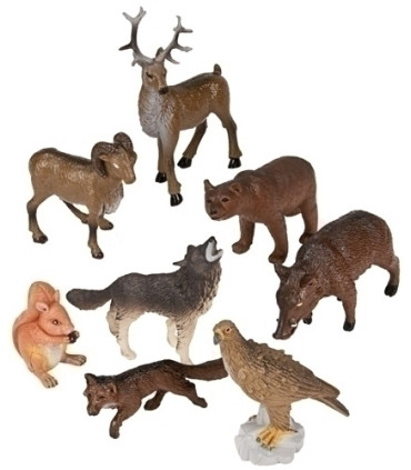 BOTE 8 FIG. ANIMALES DEL BOSQUE