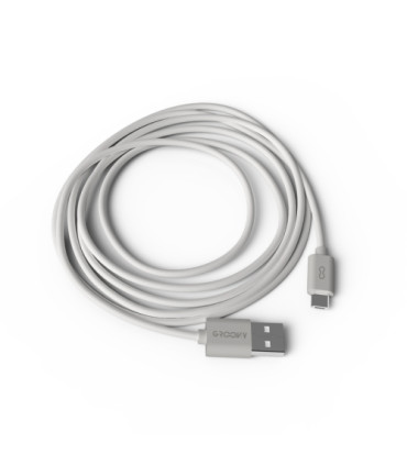 CABLE USB - MICRO BLANCO 2 m.
