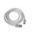 CABLE USB - TYPE C BLANCO 2 m.