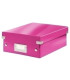 CAJA ALMACENAMIENTO LEITZ PQ. FUCSIA