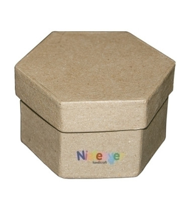 CAJAS DECORABLES NIEF.CARTON HEXAGONALES