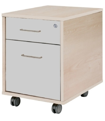 CAJONERA ROCADA 1 CAJON+CARP. HAYA/GRIS