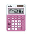 CALCULADORA MESA DOHE 12 DIG. ROSA