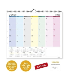 CAL.SENF.CAT. PARET MES MULTICOLOR 325x2