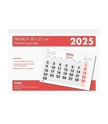 CAL.DOHE PARED MES 21x30 Nº.GR