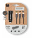 CARGADOR TECHONE DOBLE MECHERO NEGRO