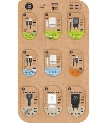 CARGADOR TECHONE SURTIDO EXP.27