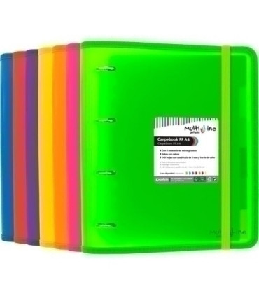 CARPEBOOK MULTILINE P.P A4 VIOL.