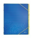 CARP.CLASIF.LEITZ A4 PP 6 SEP.AZUL