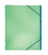 CARP.CLASIF.LEITZ A4 PP 6 SEP.VERDE
