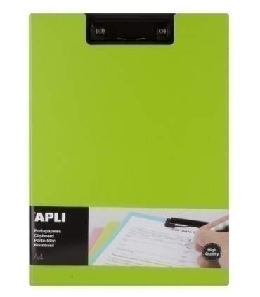CARP.PINZA PORTABLOCK APLI PP FOAM A4 VD