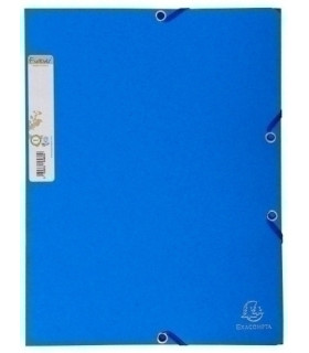 CARPETA SOLAP.EXACOMPTA CART. A4 AZUL