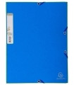 CARPETA SOLAP.EXACOMPTA CART. A4 AZUL