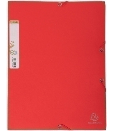 CARPETA SOLAP.EXACOMPTA CART. A4 ROJO