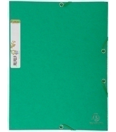 CARPETA SOLAP.EXACOMPTA CART. A4 VERDE