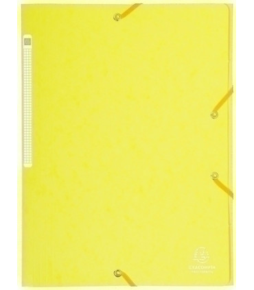 CARPETA SOLAP.EXACOMPTA CART. A4 AMARILL