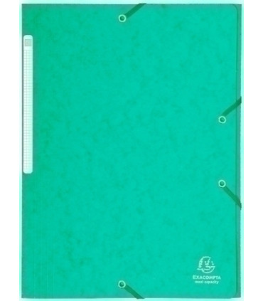 CARPETA SOLAP.EXACOMPTA CART. A4 VERDE
