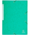 CARPETA SOLAP.EXACOMPTA CART. A4 VERDE