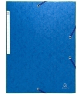 CARPETA SOLAP.EXACOMPTA CART. A4 AZUL