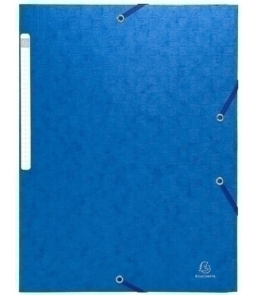 CARPETA SOLAP.EXACOMPTA CART. A4 AZUL