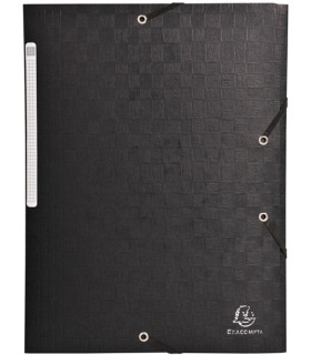 CARPETA SOLAP.EXACOMPTA CART. A4 NEGRO