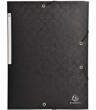 CARPETA SOLAP.EXACOMPTA CART. A4 NEGRO