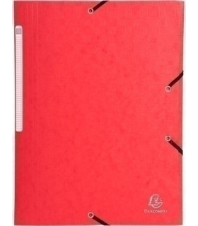 CARPETA SOLAP.EXACOMPTA CART. A4 ROJO