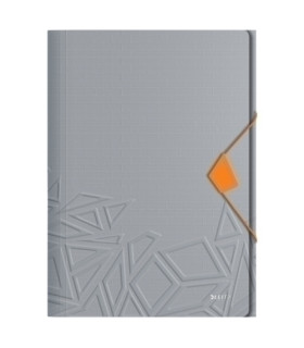 CARPETA SOLAP.LEITZ URBAN CHIC PP A4 GRI