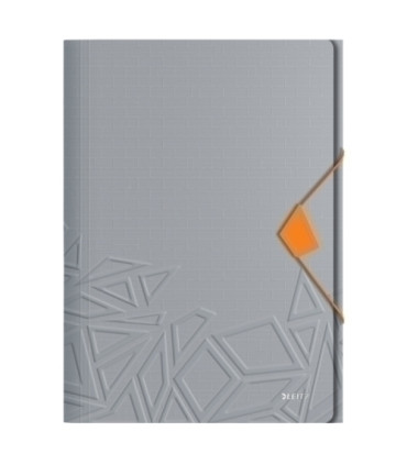 CARPETA SOLAP.LEITZ URBAN CHIC PP A4 GRI