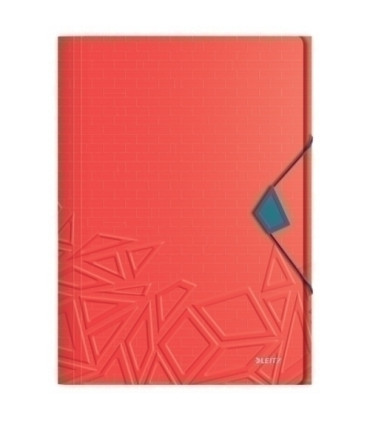 CARPETA SOLAP.LEITZ URBAN CHIC PP A4 ROJ