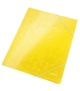 CARPETA SOLAP.LEITZ WOW CART. A4 AMARILL